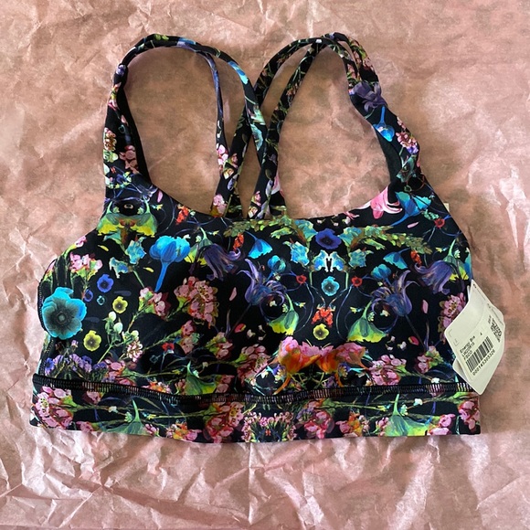 lululemon athletica Other - NWT Floral LULULEMON Sports Bra Size 4